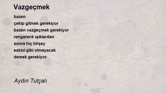 Aydın Tutçalı