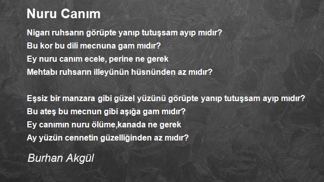 Burhan Akgül