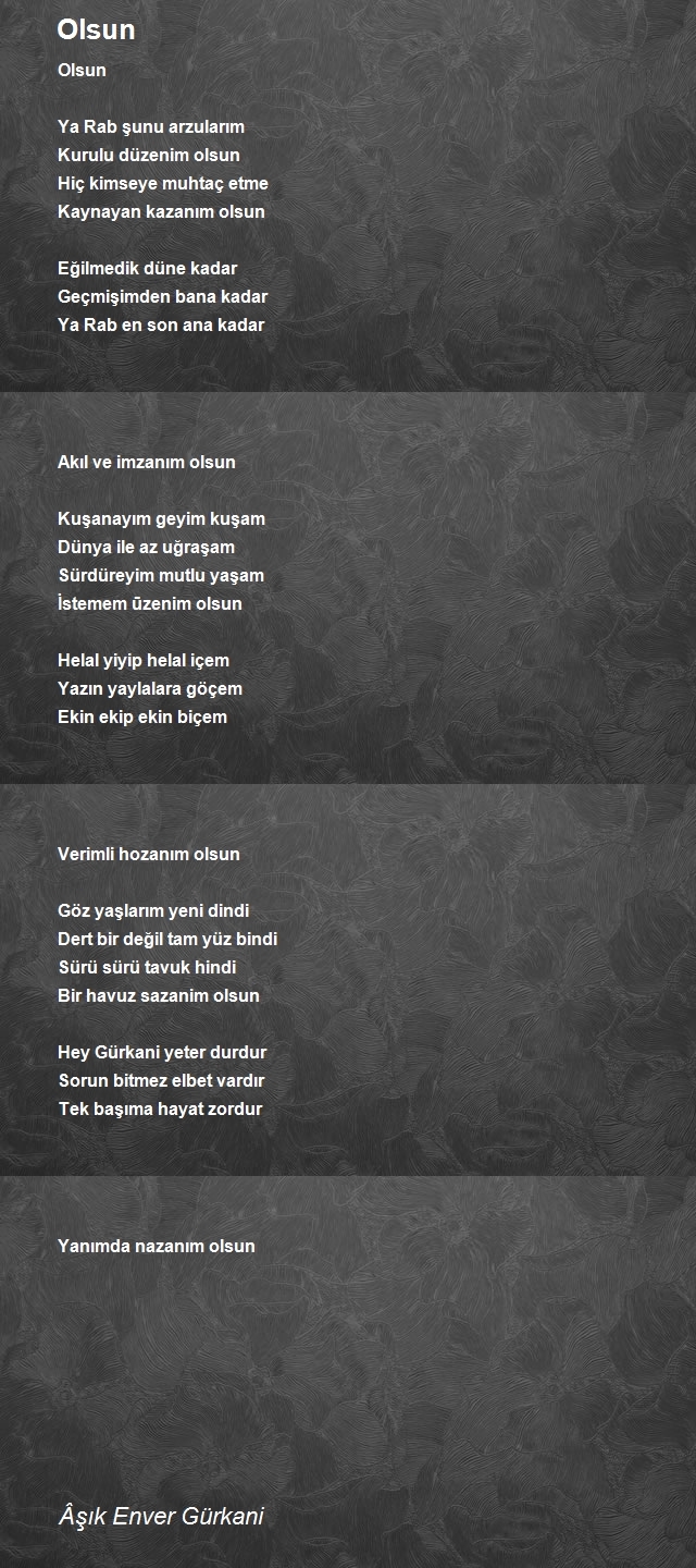 Âşık Enver Gürkani