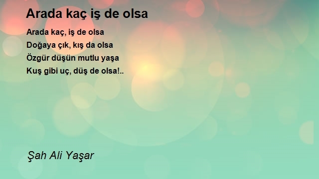 Şah Ali Yaşar