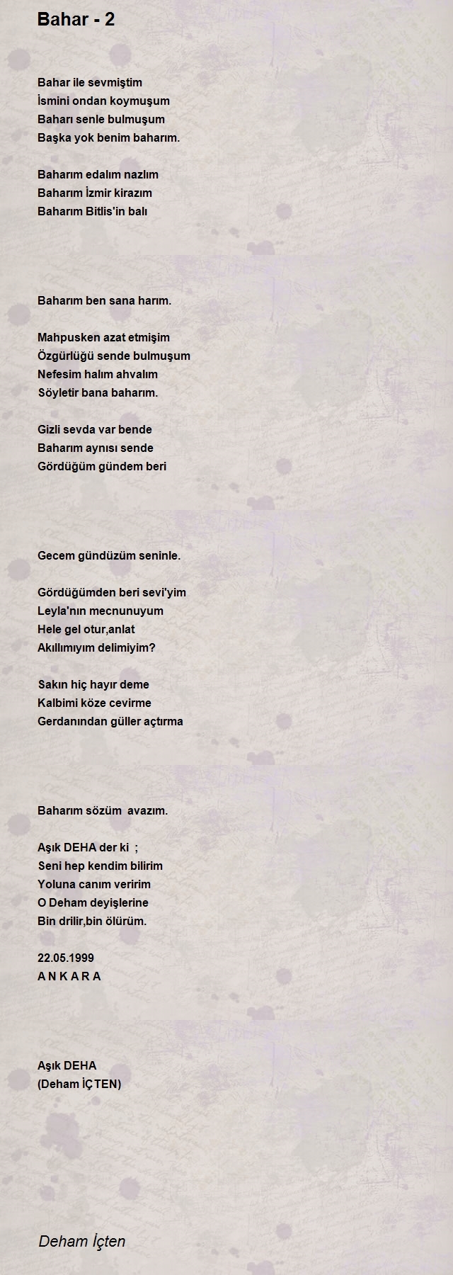 Deham İçten