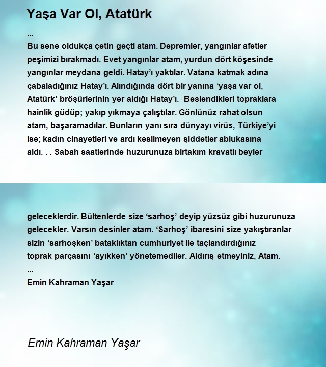Emin Kahraman Yaşar
