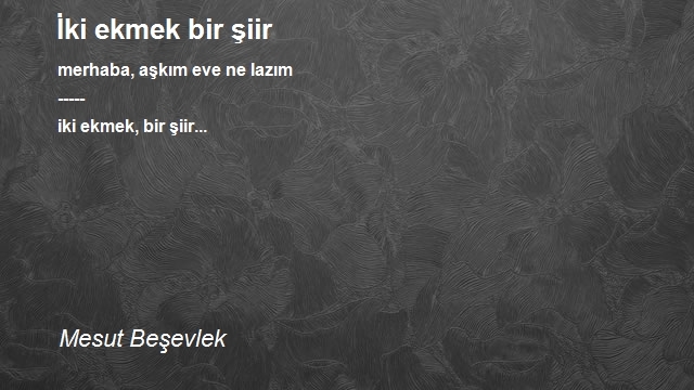 Mesut Beşevlek