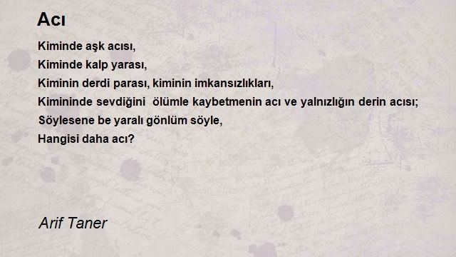 Arif Taner
