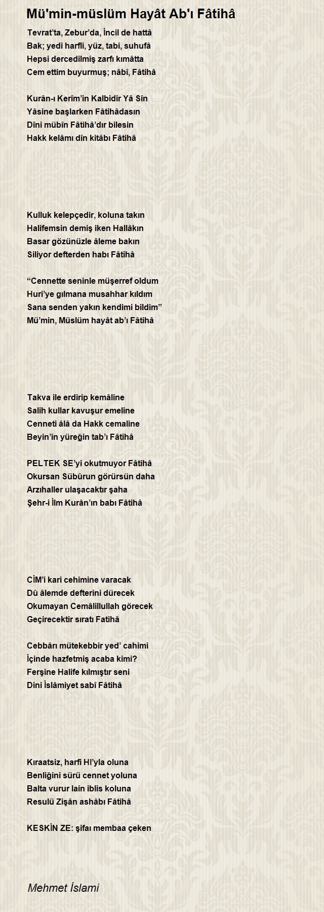 Mehmet İslami