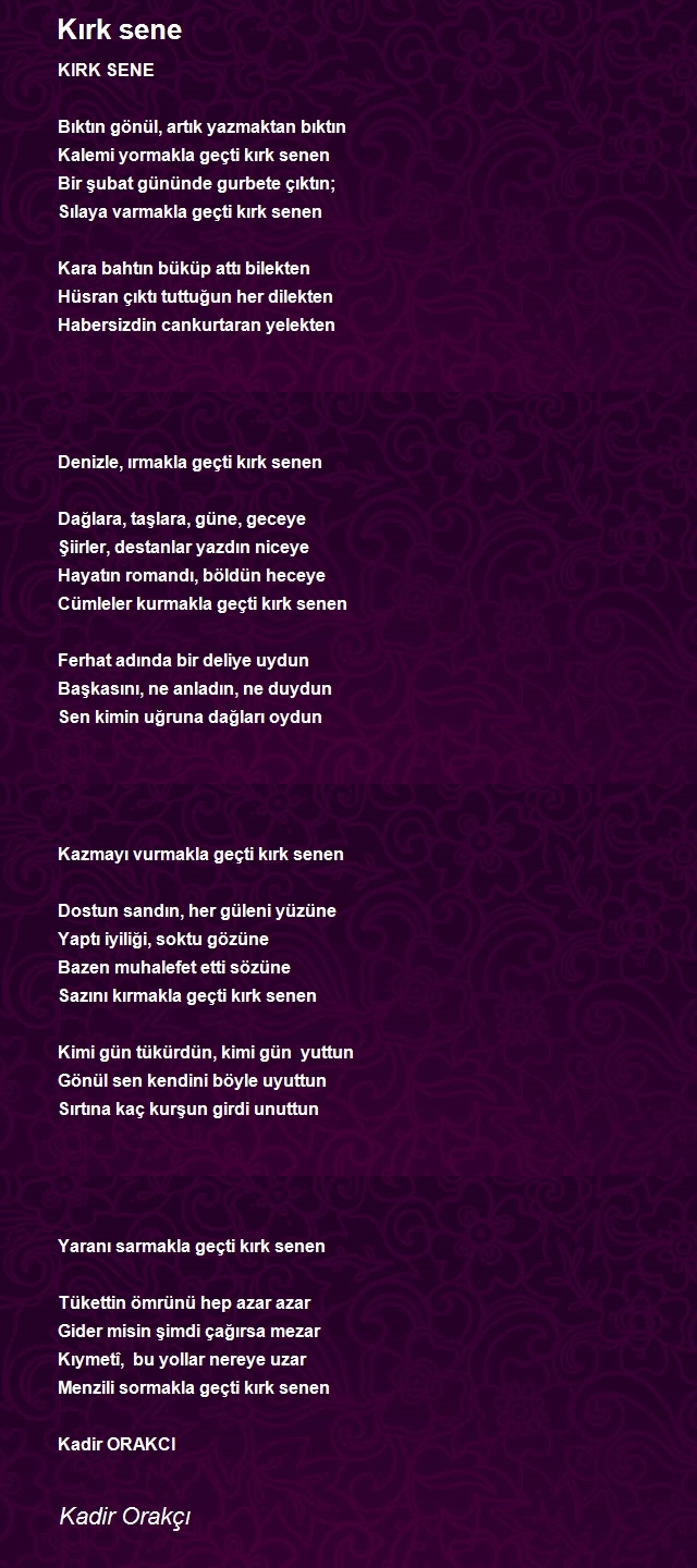 Kadir Orakçı