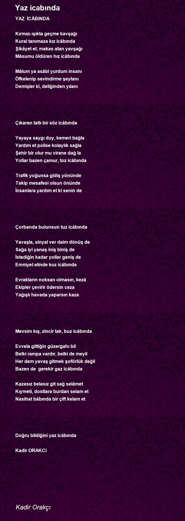 Kadir Orakçı