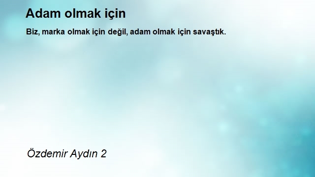 Özdemir Aydın 2