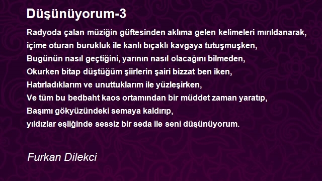 Furkan Dilekci