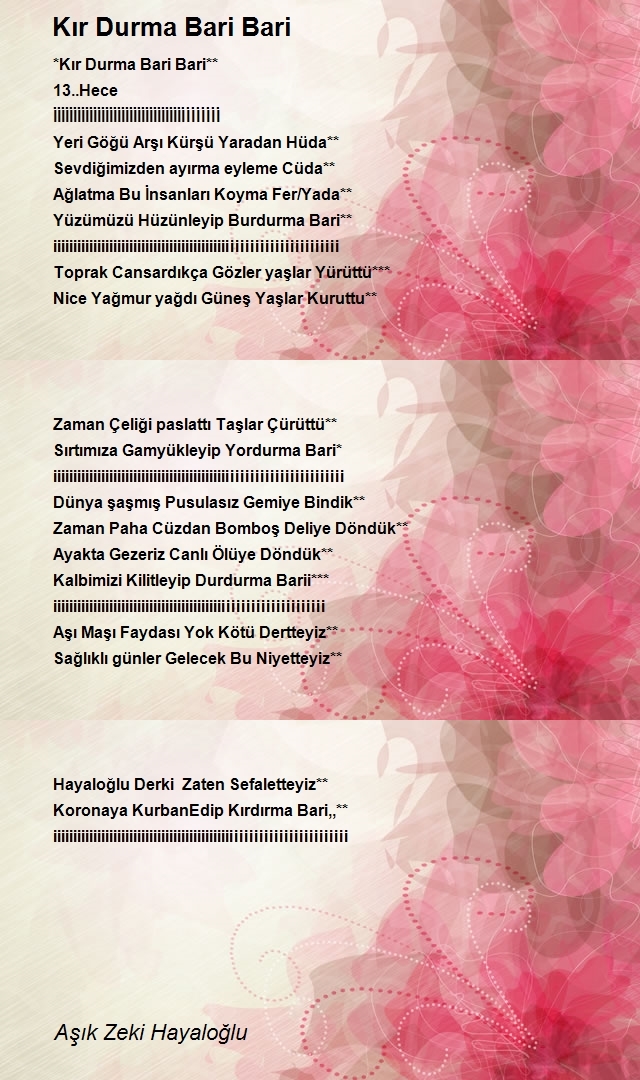 Aşık Zeki Hayaloğlu