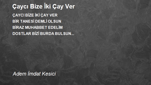 Adem İmdat Kesici