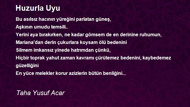 Taha Yusuf Acar