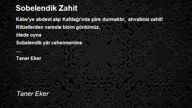 Taner Eker