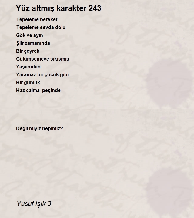 Yusuf Işık 3