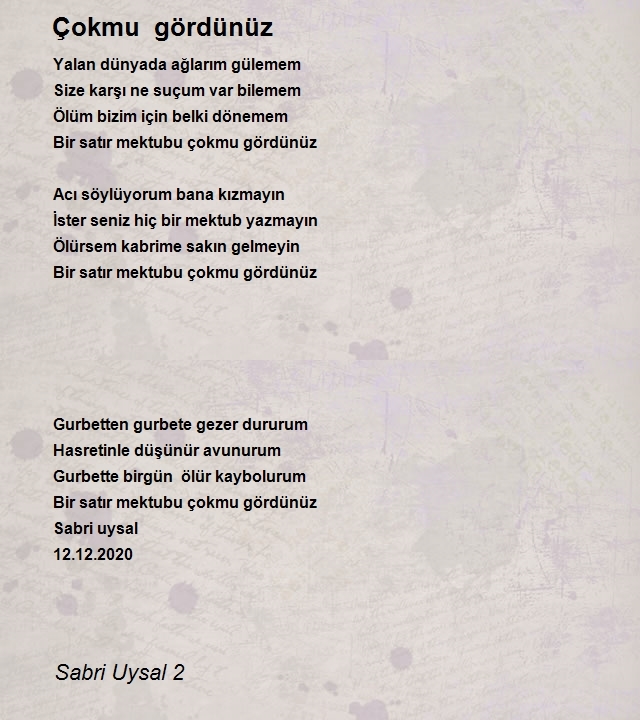 Sabri Uysal 2