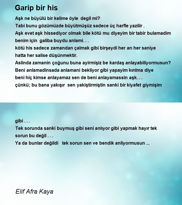 Elif Afra Kaya