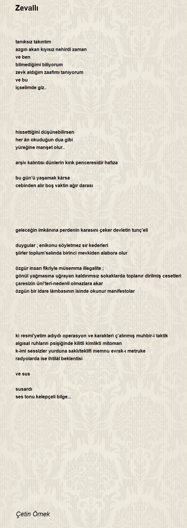 Çetin Örnek
