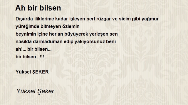 Yüksel Şeker