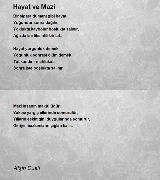 Afşin Dualı