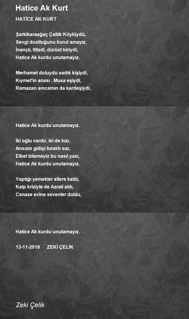 Zeki Çelik