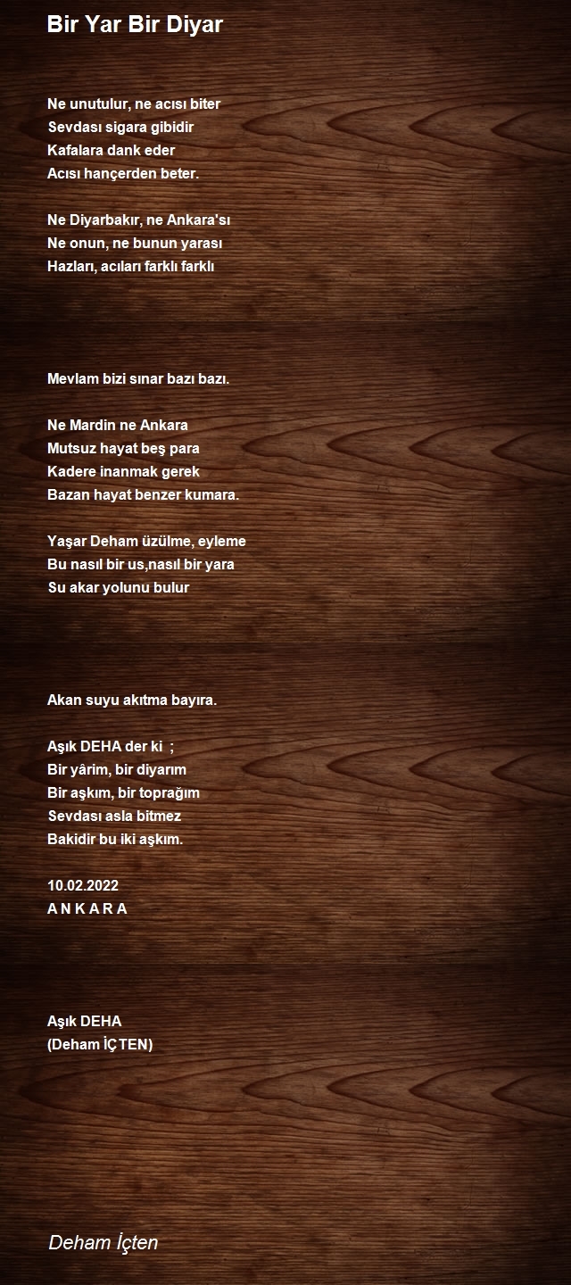 Deham İçten
