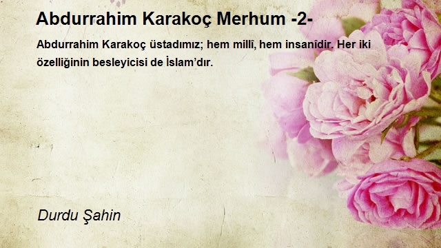 Durdu Şahin