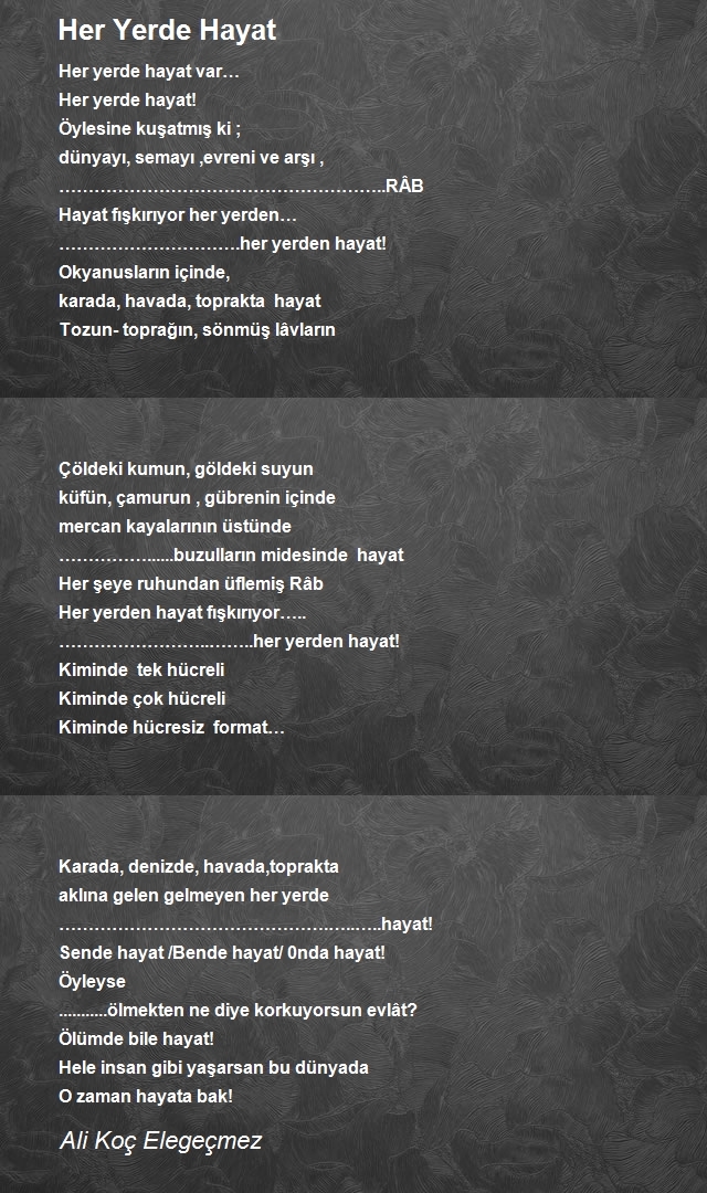 Ali Koç Elegeçmez