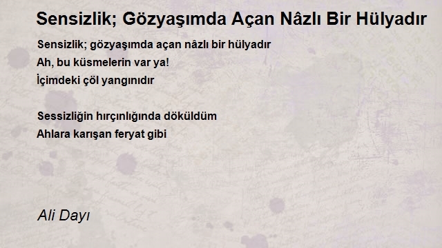 Ali Dayı