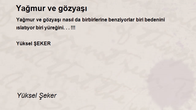 Yüksel Şeker