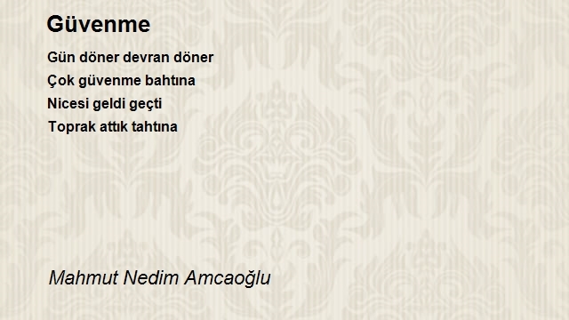 Mahmut Nedim Amcaoğlu