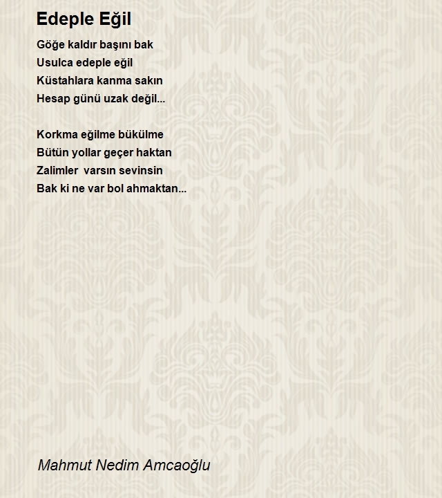 Mahmut Nedim Amcaoğlu
