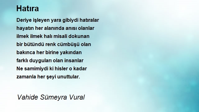 Vahide Sümeyra Vural