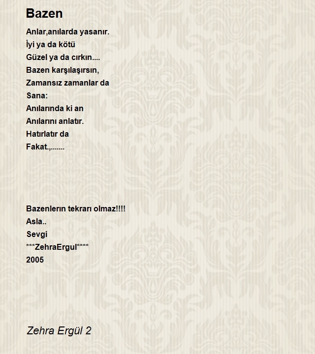 Zehra Ergül 2