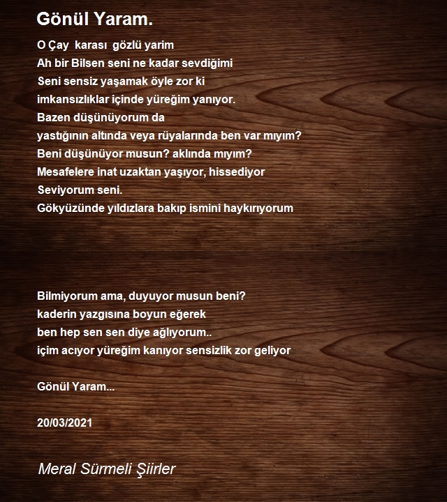 Meral Sürmeli Şiirler