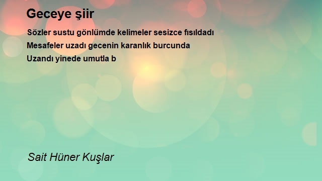 Sait Hüner Kuşlar