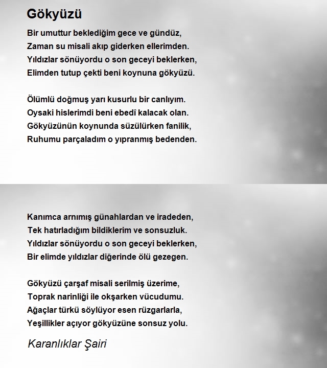 Karanlıklar Şairi