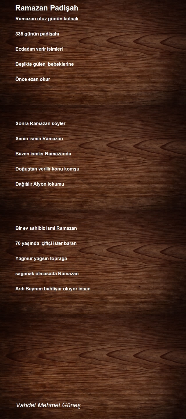 Vahdet Mehmet Güneş