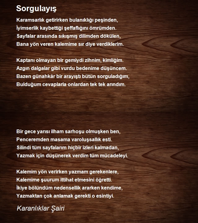Karanlıklar Şairi