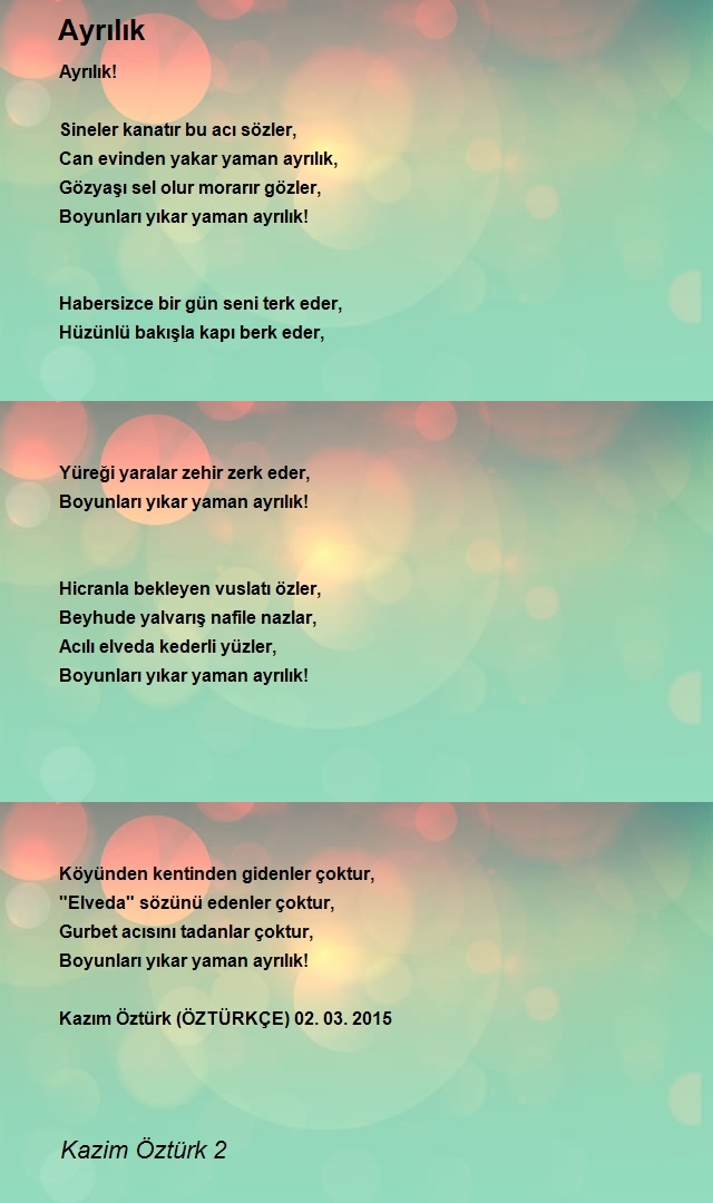 Kazim Öztürk 2