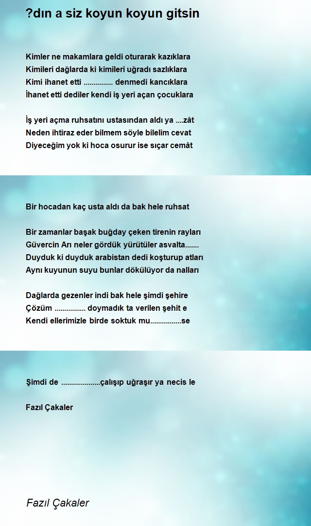 Fazıl Çakaler
