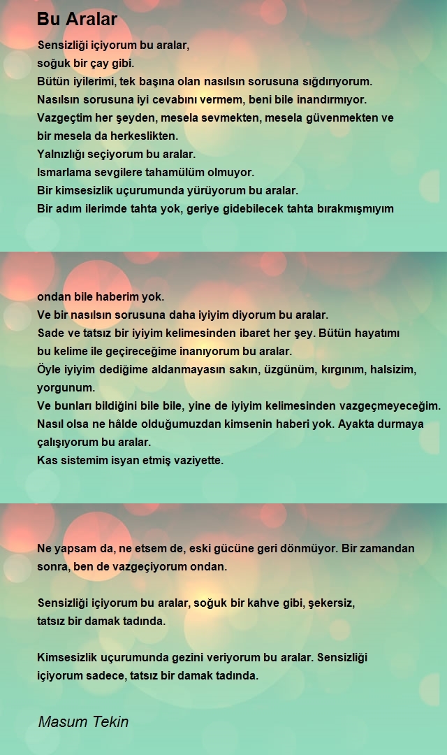Masum Tekin