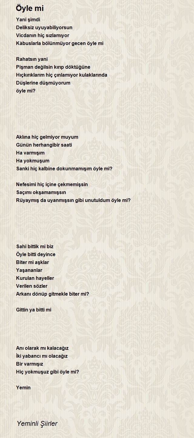 Yemin Türk