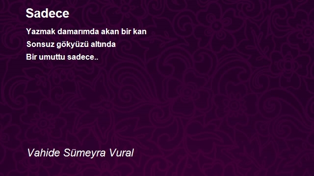 Vahide Sümeyra Vural