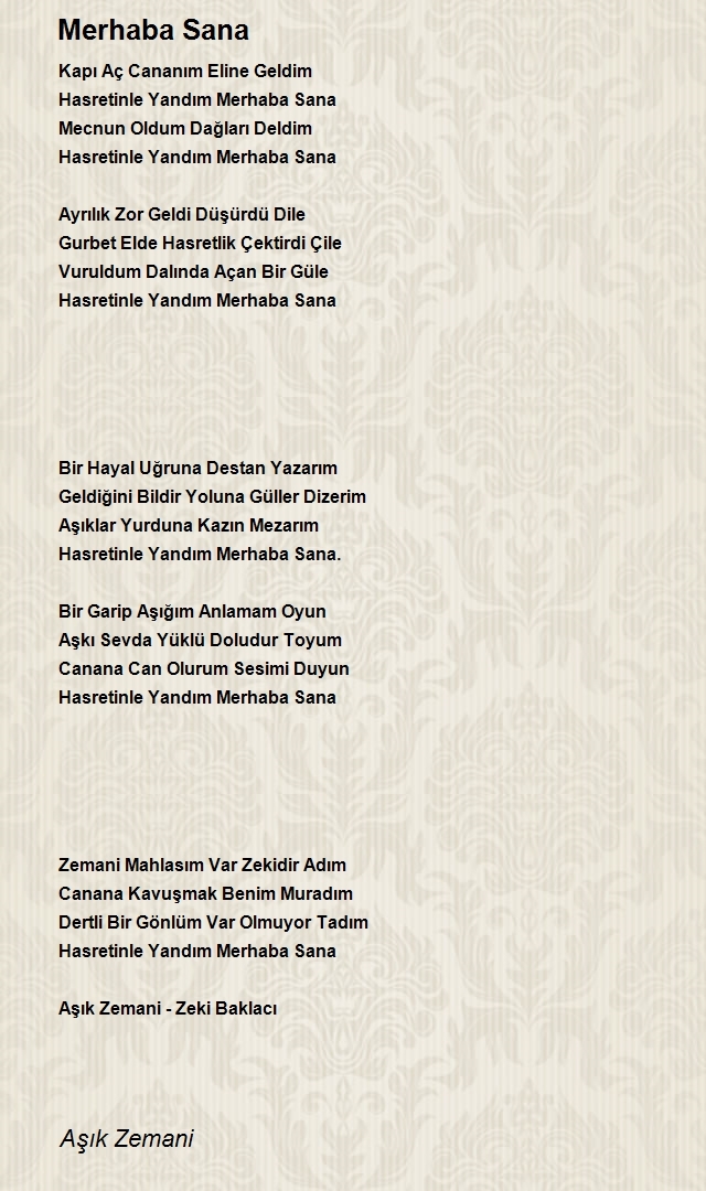 Aşık Zemani