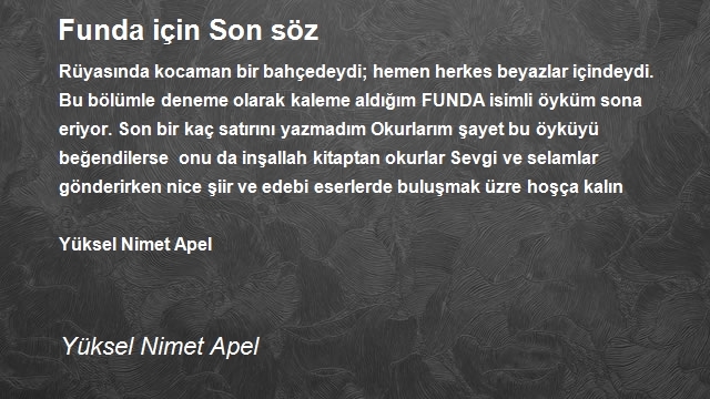 Yüksel Nimet Apel