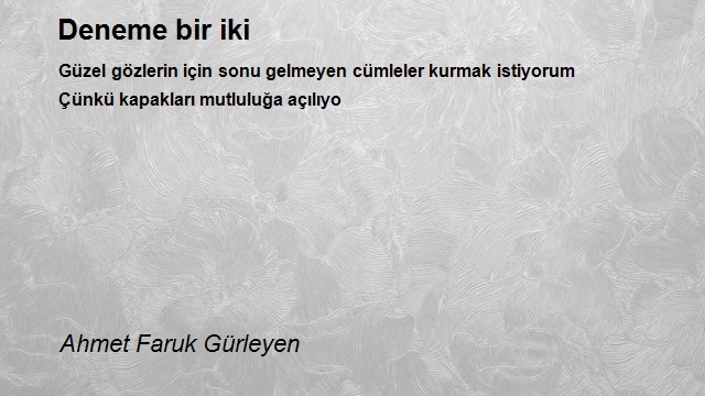 Ahmet Faruk Gürleyen