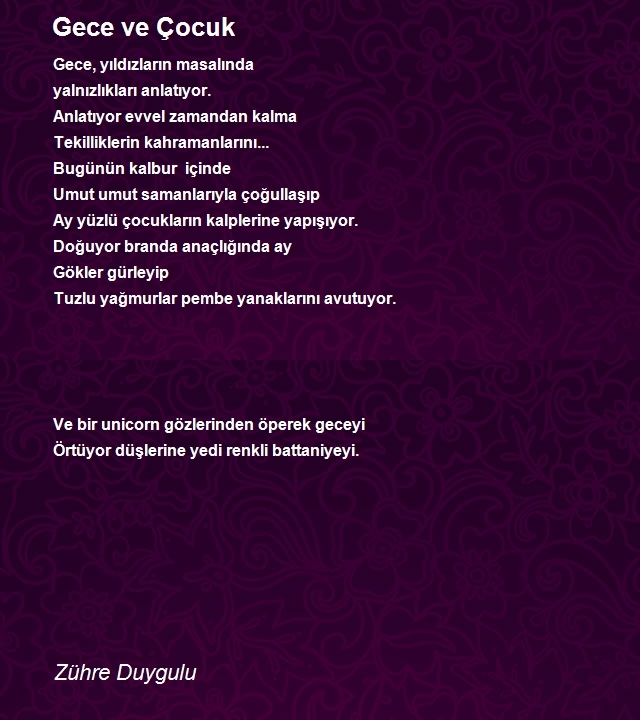 Zühre Duygulu