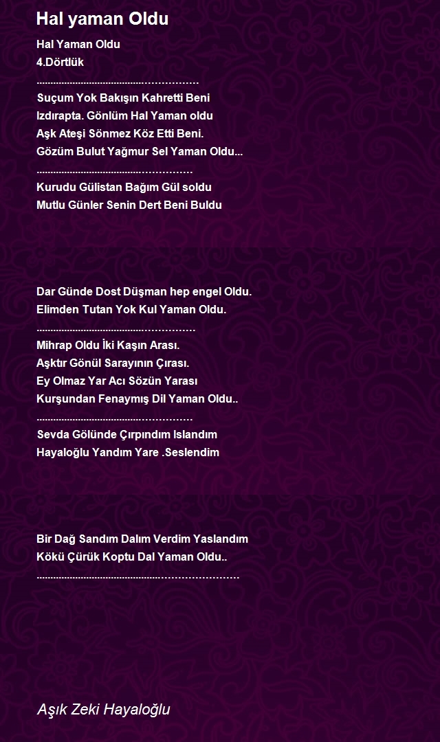 Aşık Zeki Hayaloğlu