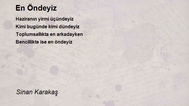 Sinan Karakaş