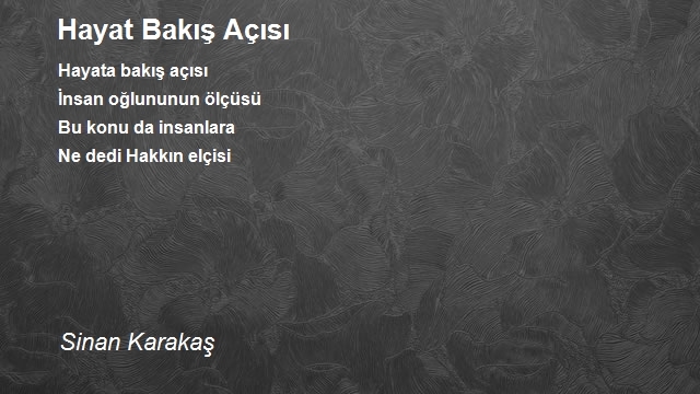 Sinan Karakaş
